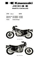 Kawasaki Z1A (1974) parts list digital download