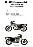 Kawasaki Z1B (1975) parts list digital download