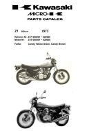 Kawasaki Z1 (1973) parts list digital download